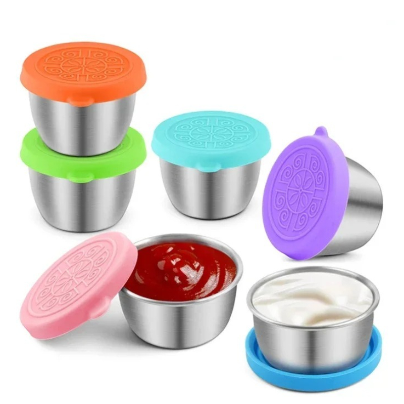Sauce Dipping Cup - 6 stk/set 304 Roestvrij Staal Dompelsaus