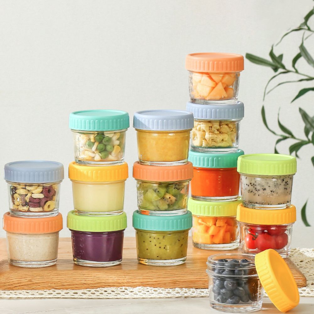 Sauce Dipping Cup - 6 stuks glazen babyvoedingpot herbruikbaar met