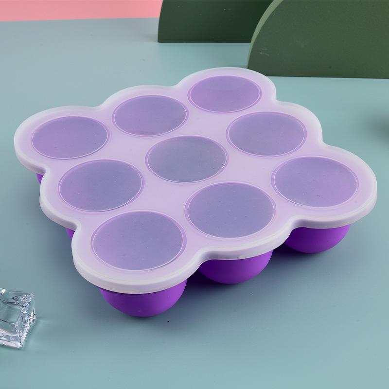 Meal Prep Freezer - Babyvoeding siliconen bakje 9-delige vriesbak met