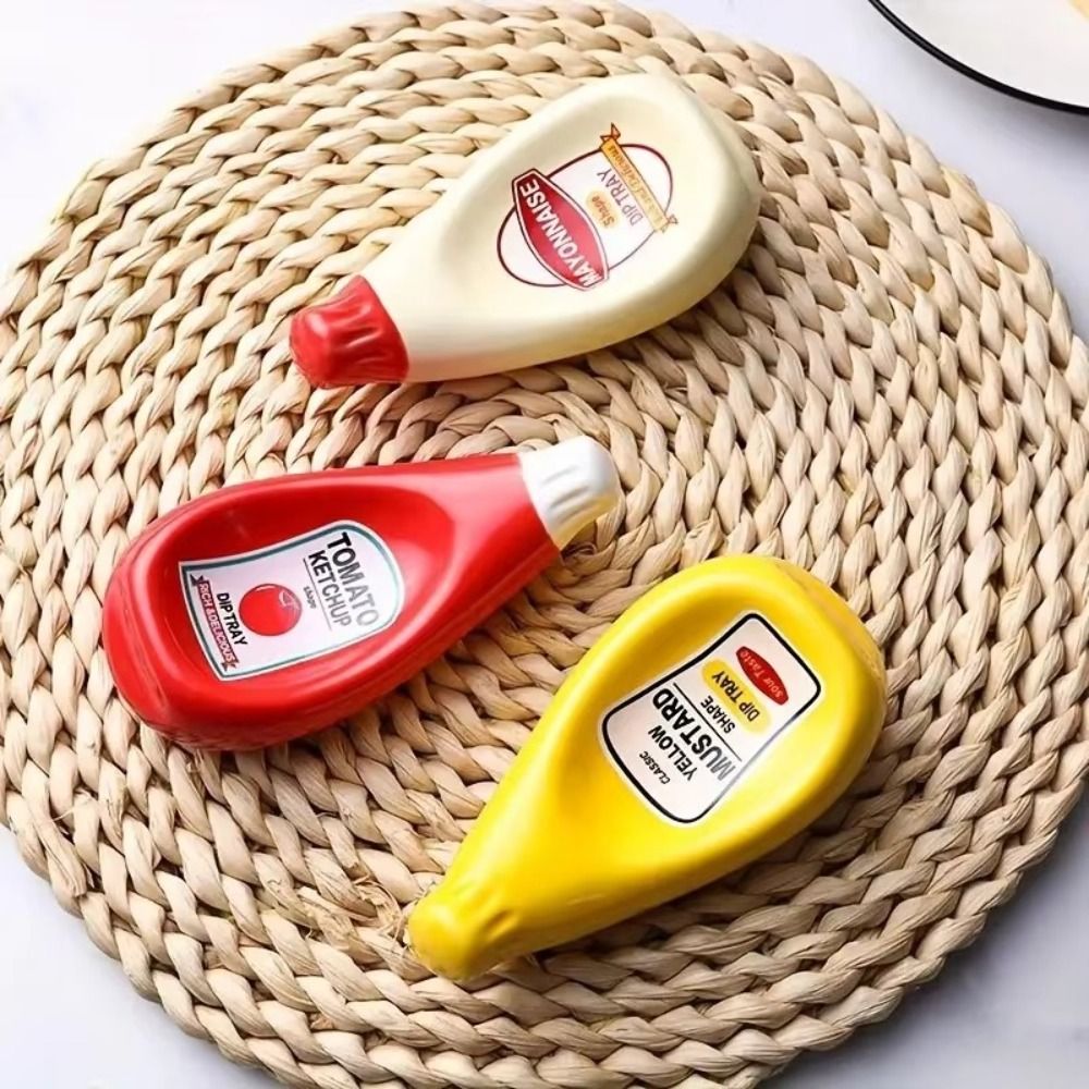 Sauce Dipping Cup - Nieuwe tomatenvormige sausplaten Mini veelkleurige kruidenschalen