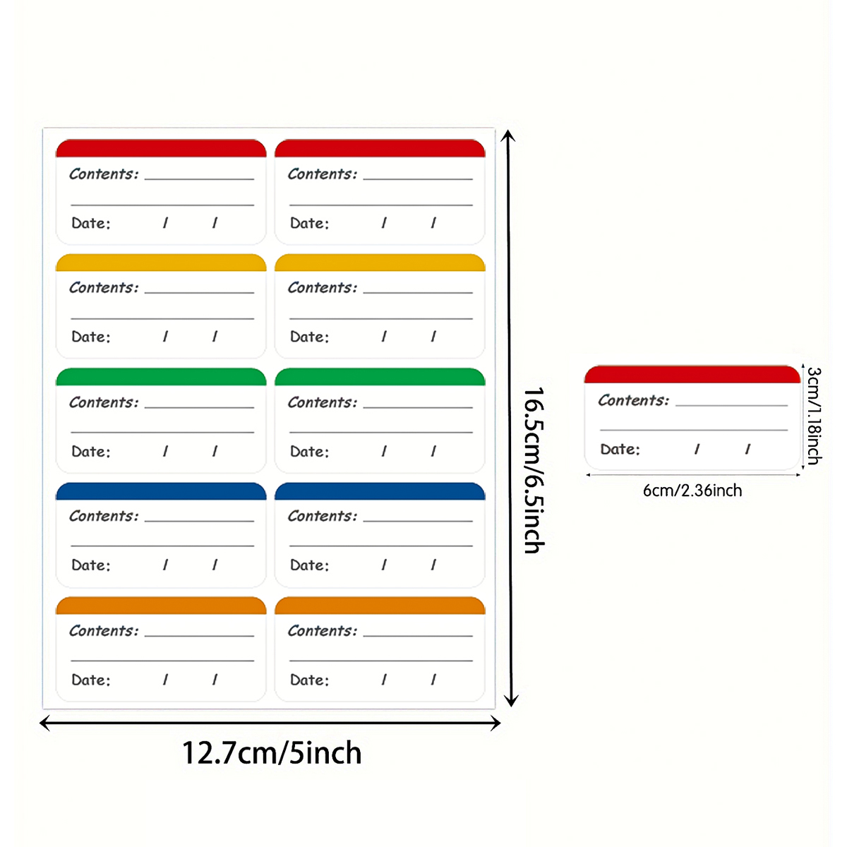 100 stuks diepvrieslabels, mak - Meal Prep Freezer recensie en prijs