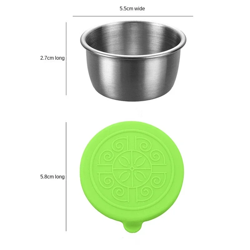 6 stk/set 304 Roestvrij Staal  - Sauce Dipping Cup recensie en prijs