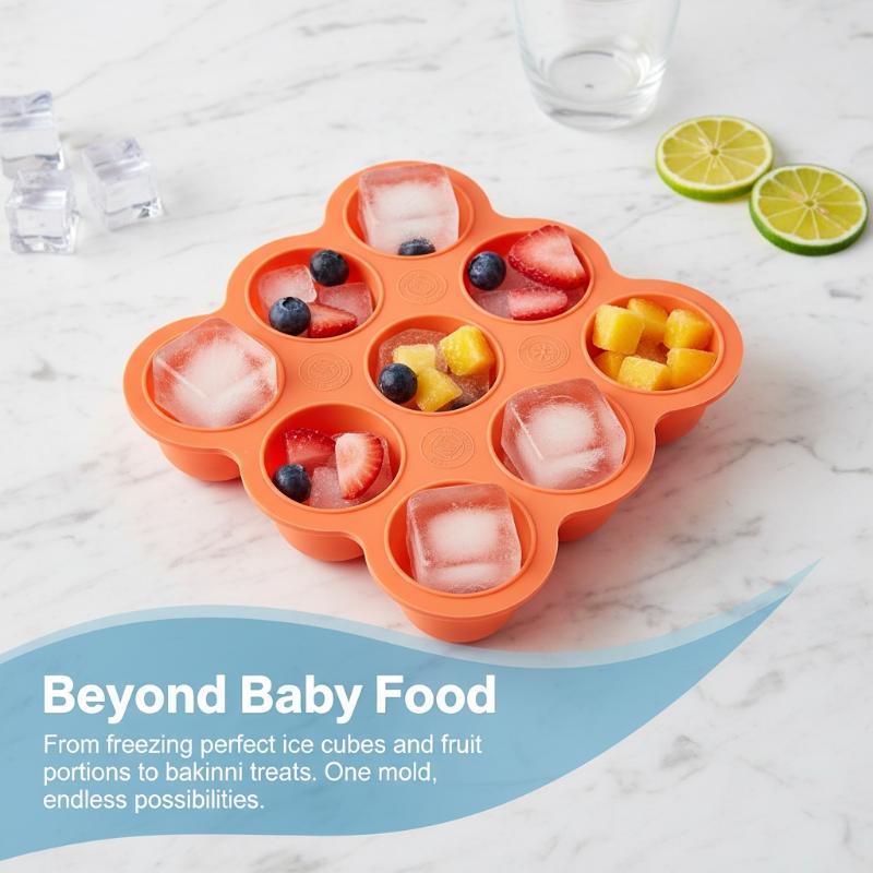 Babyvoeding siliconen bakje 9- - Meal Prep Freezer recensie en prijs