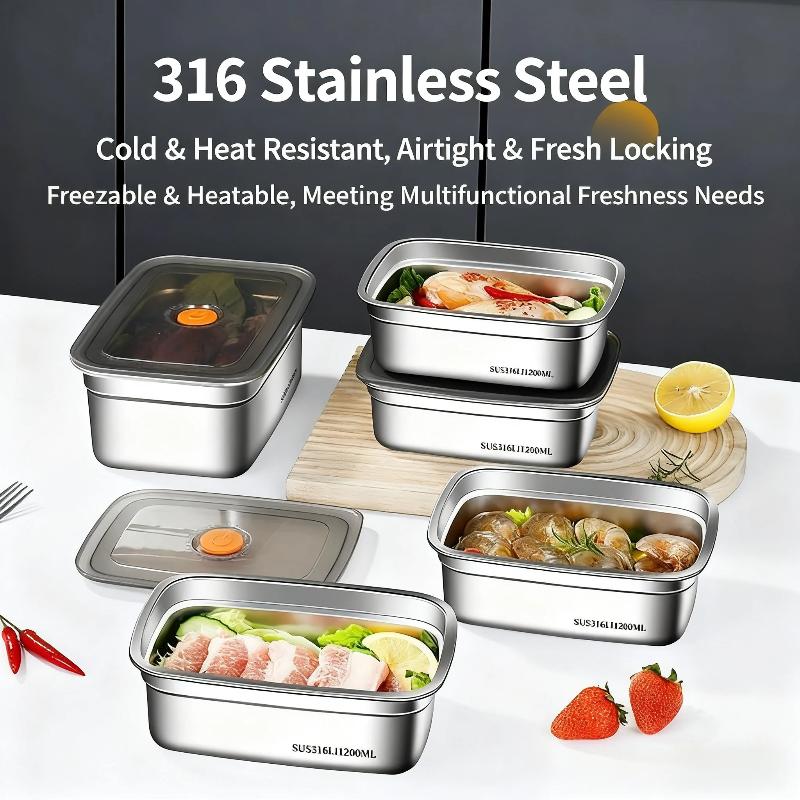 Hete Aanbieding RVS Camping Lu - Meal Prep Freezer recensie en prijs