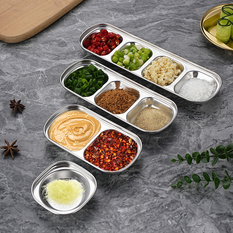 Rvs Verdeelde Dip Kommen Saus  - Sauce Dipping Cup recensie en prijs